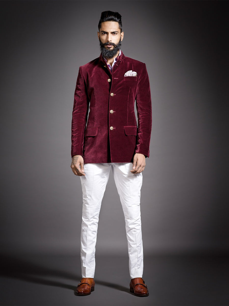 PORT HOMMES BANDHGALA JACKET - Main Image