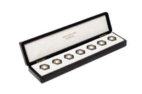 GLEAMING GOLD HEXAGON BUTTON WITH PRECIOUS STONE