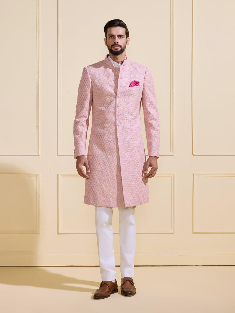 THE DUSKY ELEGANCE: LIGHT PINK ACHKAN