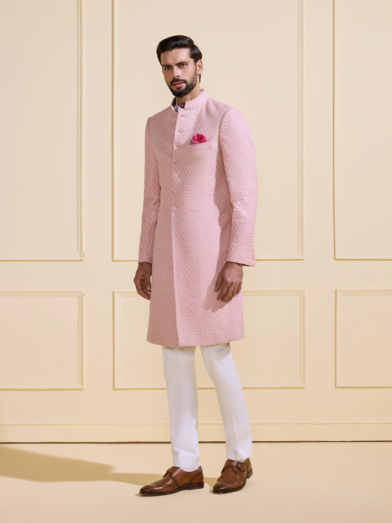 THE DUSKY ELEGANCE: LIGHT PINK ACHKAN