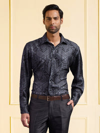 MIDNIGHT TESSELATE SHIRT