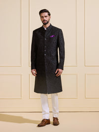 GILDED MIDNIGHT: SHIMMERING BLACK ACHKAN