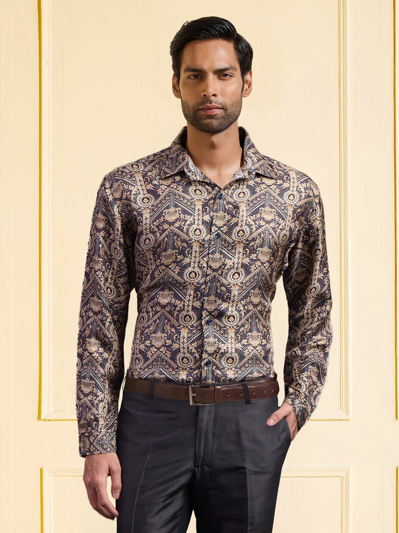 BAROQUE MIRAGE PRINTED SHIRT