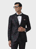 SARTORIAL SPLENDOUR THE BESPOKE WINE MULTICOLOURED TUXEDO JACKET