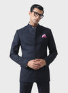 ELITE ELEGANCE HANDMADE BANDHGALA SUIT IN WOOL