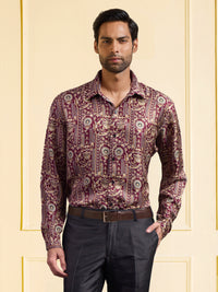 IMPERIAL GARNET PRINTED SHIRT