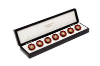 RUBY GEOMETRIC JEWEL BUTTON