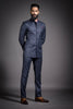 GREY WOOL BANDHGALA SUIT