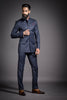 GREY WOOL BANDHGALA SUIT