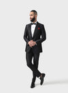 THE ARCHED PATTERN TUXEDO JACKET