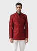 THE POMPEIIAN RED BANDHGALA JACKET