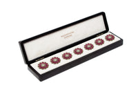 RUBY FLORAL JEWEL BUTTON