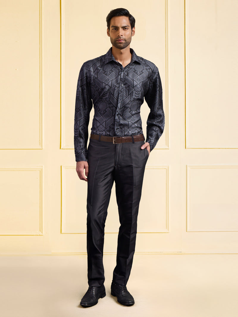 MIDNIGHT TESSELATE SHIRT