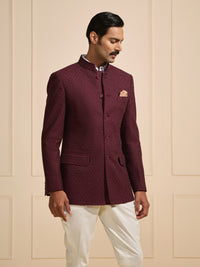 THE MAHARAJA’S MUSE: MAROON ALLURE BANDHGALA