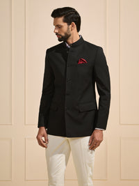 THE RAVEN ELEGANCE TAILORED BANDHGALA