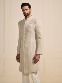 THE SERAPHIC WHITE TEXTURED ACHKAN