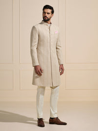 THE SERAPHIC WHITE TEXTURED ACHKAN