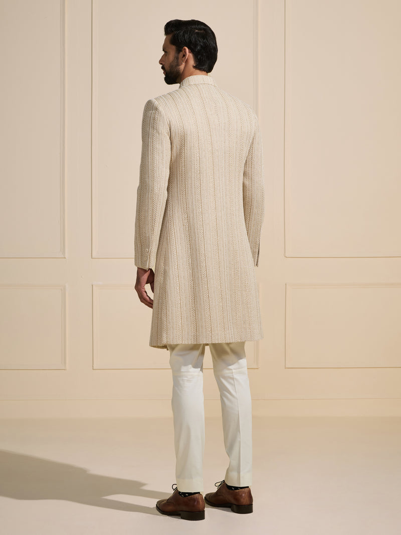 THE SERAPHIC WHITE TEXTURED ACHKAN