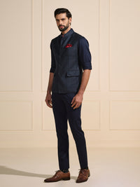 THE MIDNIGHT DAPPER: TAILORED CLASSIC WAISTCOAT