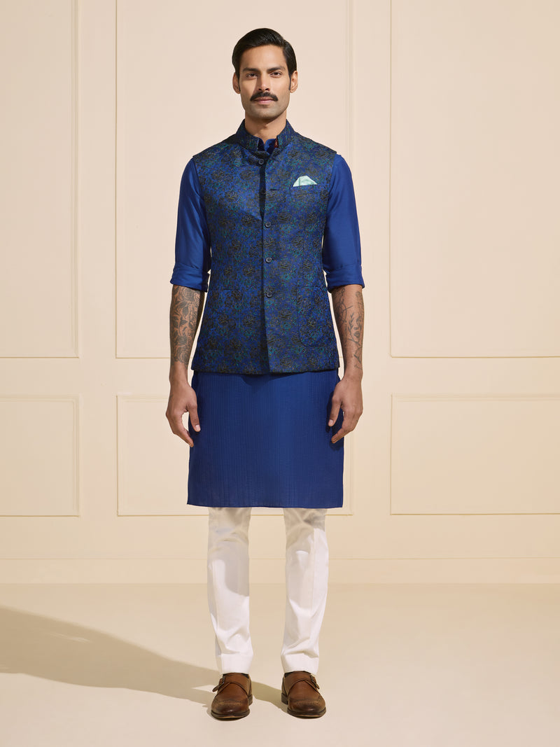 THE AZURE BOTANICAL LUXE WAISTCOAT