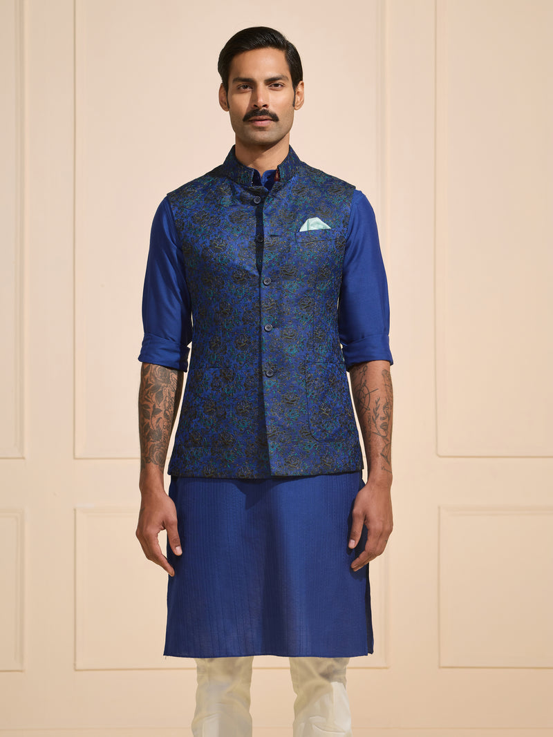 THE AZURE BOTANICAL LUXE WAISTCOAT