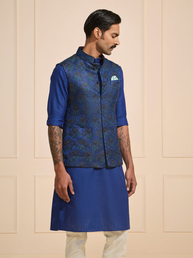 THE AZURE BOTANICAL LUXE WAISTCOAT
