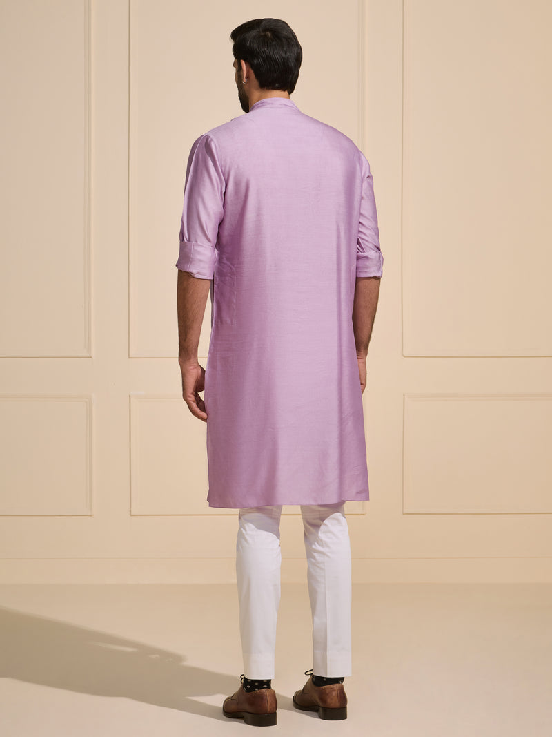 THE OPULENT LAVENDER GLOW KURTA