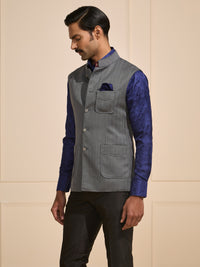 THE MYSTIC SILVER LUXE WAISTCOAT