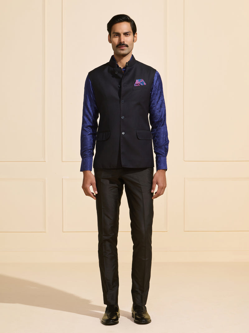 THE AURELIUS BLACK TIMELESS WAISTCOAT