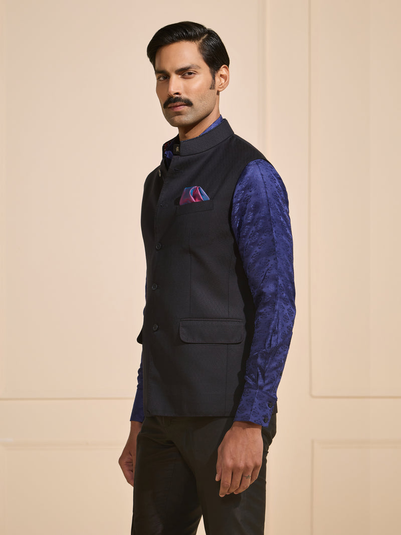 THE AURELIUS BLACK TIMELESS WAISTCOAT