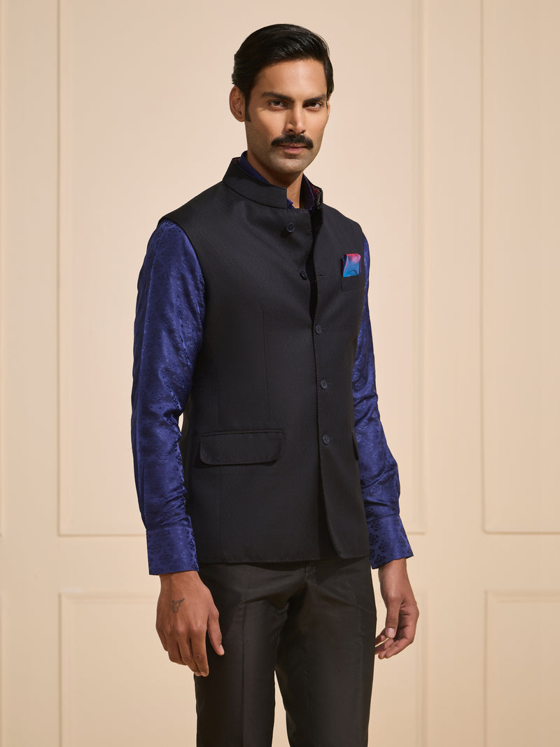 THE AURELIUS BLACK TIMELESS WAISTCOAT