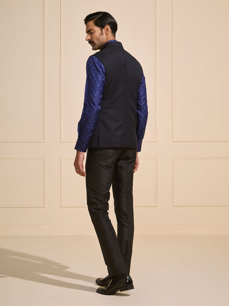 THE AURELIUS BLACK TIMELESS WAISTCOAT