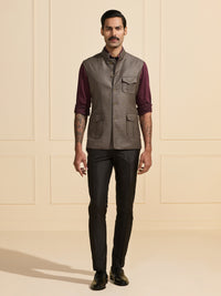 THE URBAN ARISTOCRAT: STEEL GREY WAISTCOAT