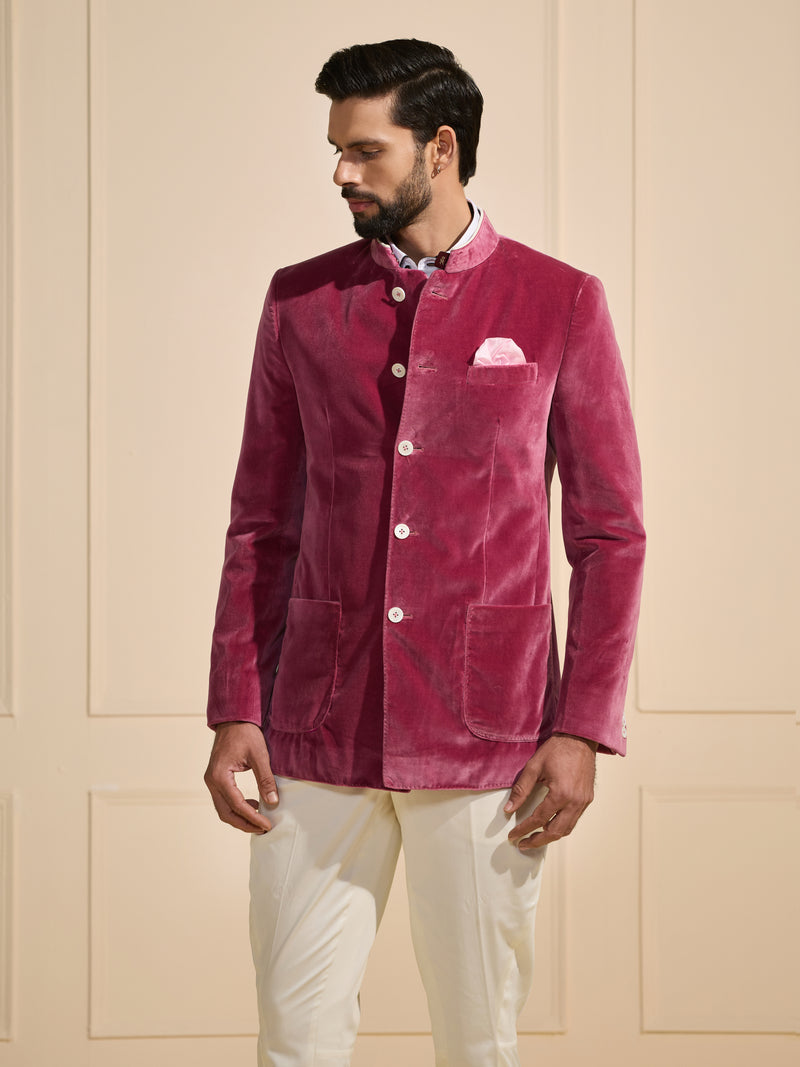 THE ROSÉ VELVET SPLENDOR COCKTAIL BANDHGALA