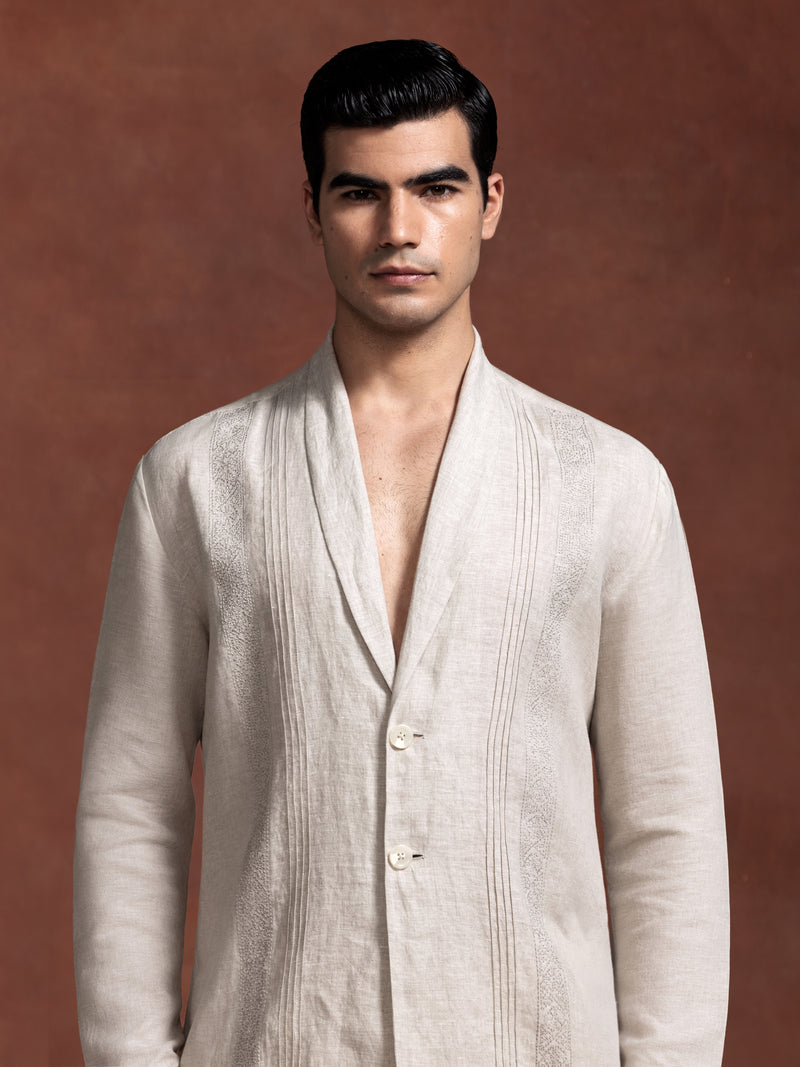 LINEN KIMONO JACKET