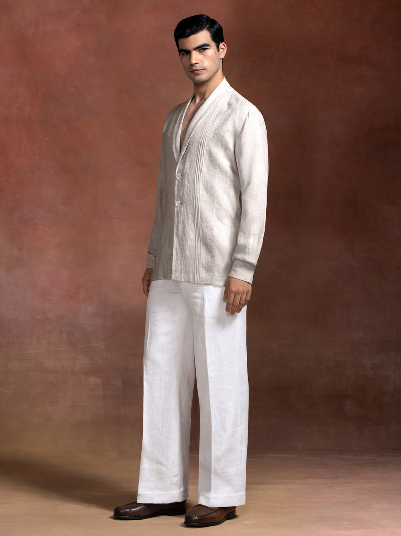 LINEN KIMONO JACKET