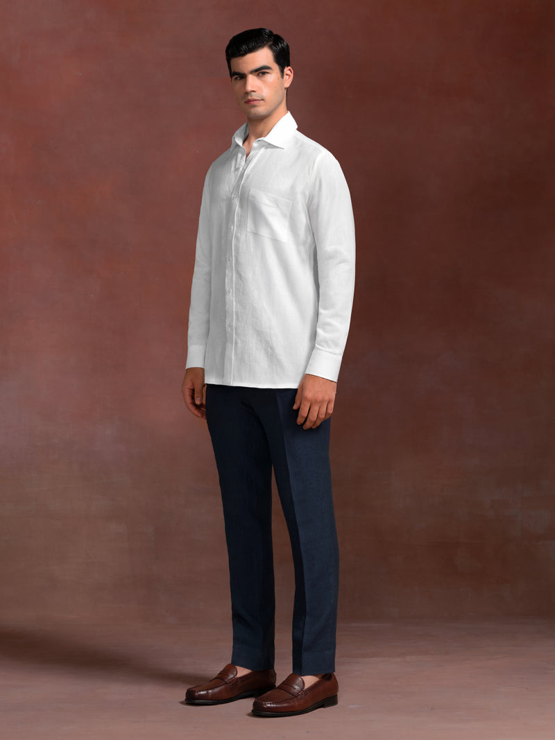WHITE POCKET SHIRT