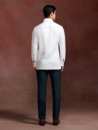 WHITE POCKET SHIRT