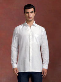 WHITE POCKET SHIRT