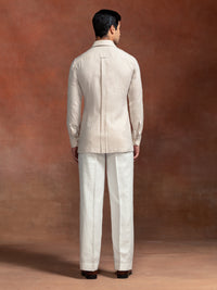 LATTICE PINTUCK SHIRT