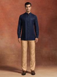 THE MIDNIGHT PLEAT SHIRT