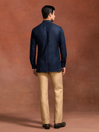 THE MIDNIGHT PLEAT SHIRT