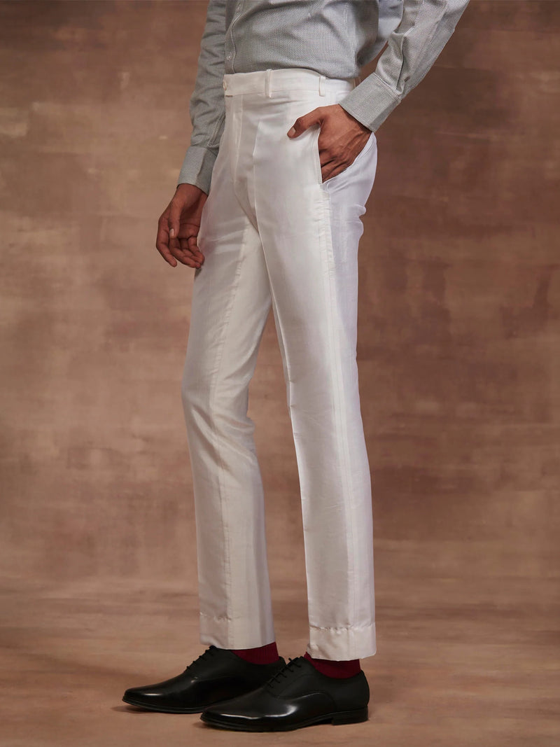 THE SILK TAPERED TROUSER