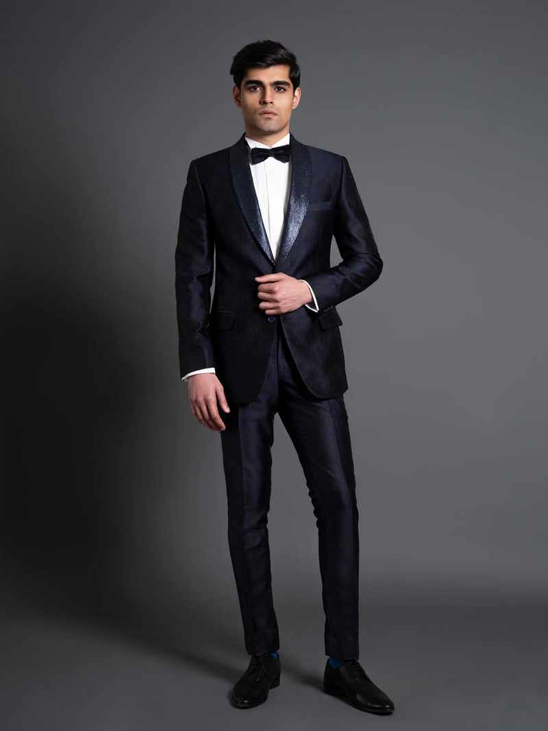 SHIMMER SHAWL COLLAR TUXEDO