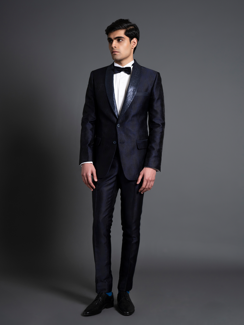 SHIMMER SHAWL COLLAR TUXEDO