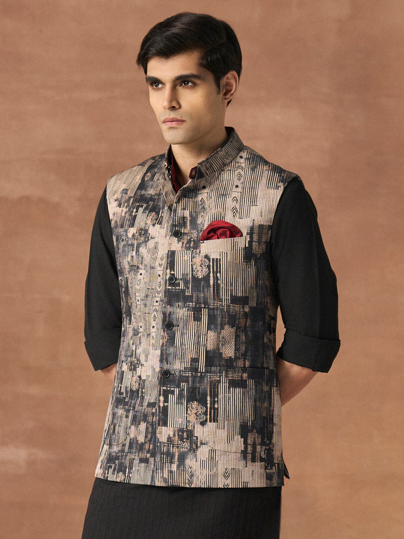 ARCHITECTURAL TRACE WAISTCOAT