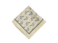THE CROWNED EMBLEM POCKET SQUARE – SANDSTONE EDITION