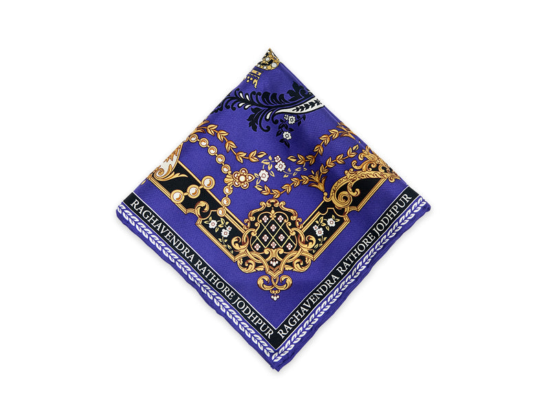 THE IMPERIAL BLUE POCKET SQUARE