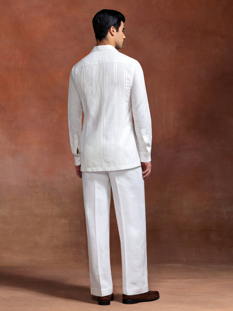 THE IVORY PINTUCK SHIRT
