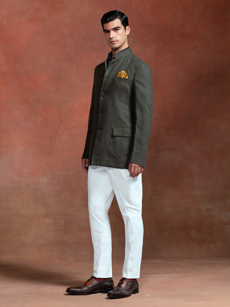 MOSS LINEN JACKET
